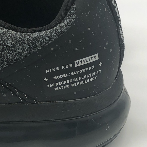 Nike Vapormax Utility Shoes Men's 8.5 Black Running Activewear Gym Contemporary - Picture 4 of 8